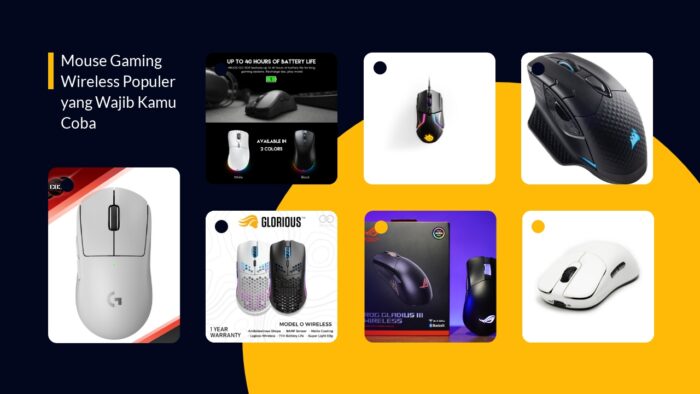 Mouse Gaming Wireless Populer yang Wajib Kamu Coba