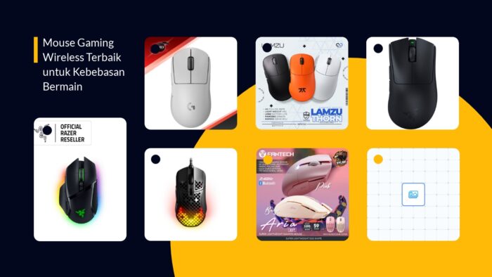 Mouse Gaming Wireless Terbaik untuk Kebebasan Bermain