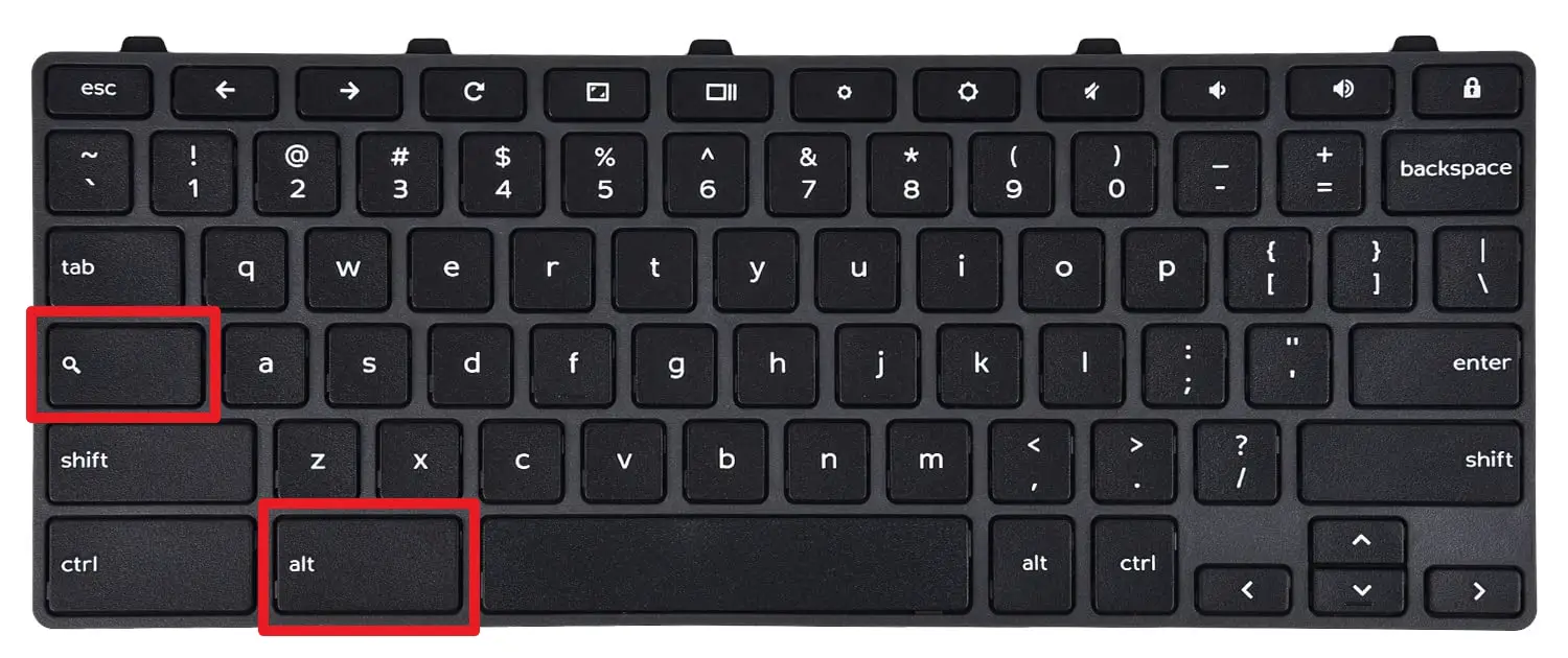 Alt Search Cara Menyalakan CAPS LOCK di Tablet/Laptop Chromebook 3 Alt Search