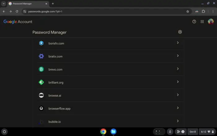 Cara Lihat Password yang Tersimpan di Chromebook