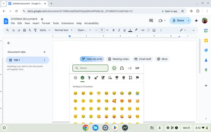 Cara Mudah Menyisipkan Emoji di Chromebook Cara Mudah Menyisipkan Emoji di Chromebook 2 Cara Mudah Menyisipkan Emoji di Chromebook