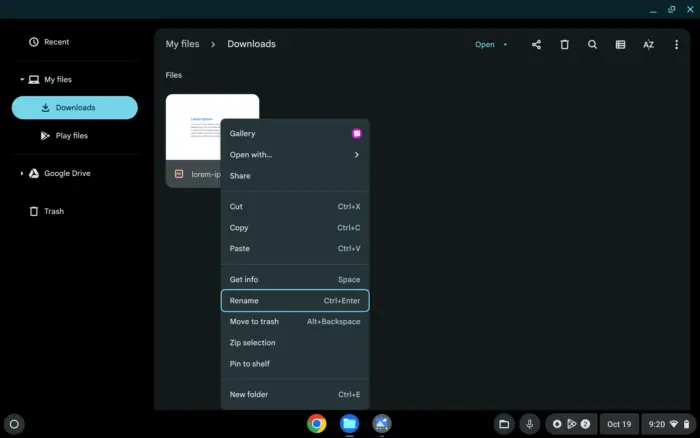 Cara Mudah Mengganti Nama File Di Chromebook Dengan Aplikasi Files