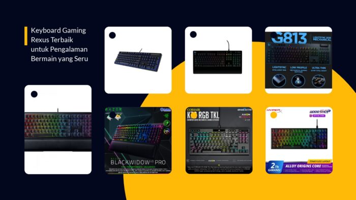 Keyboard Gaming Rexus Terbaik untuk Pengalaman Bermain yang Seru