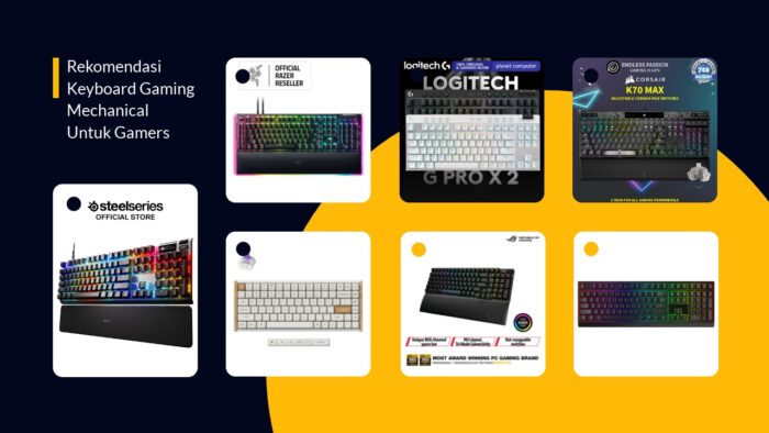 Rekomendasi Keyboard Gaming Mechanical Untuk Gamers