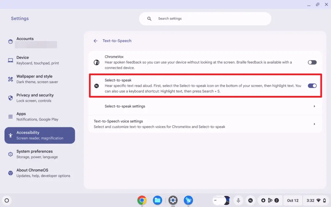 How to Enable Select to Speak Cara Menggunakan Select-to-Speak di Chromebook 3 How to Enable Select to Speak