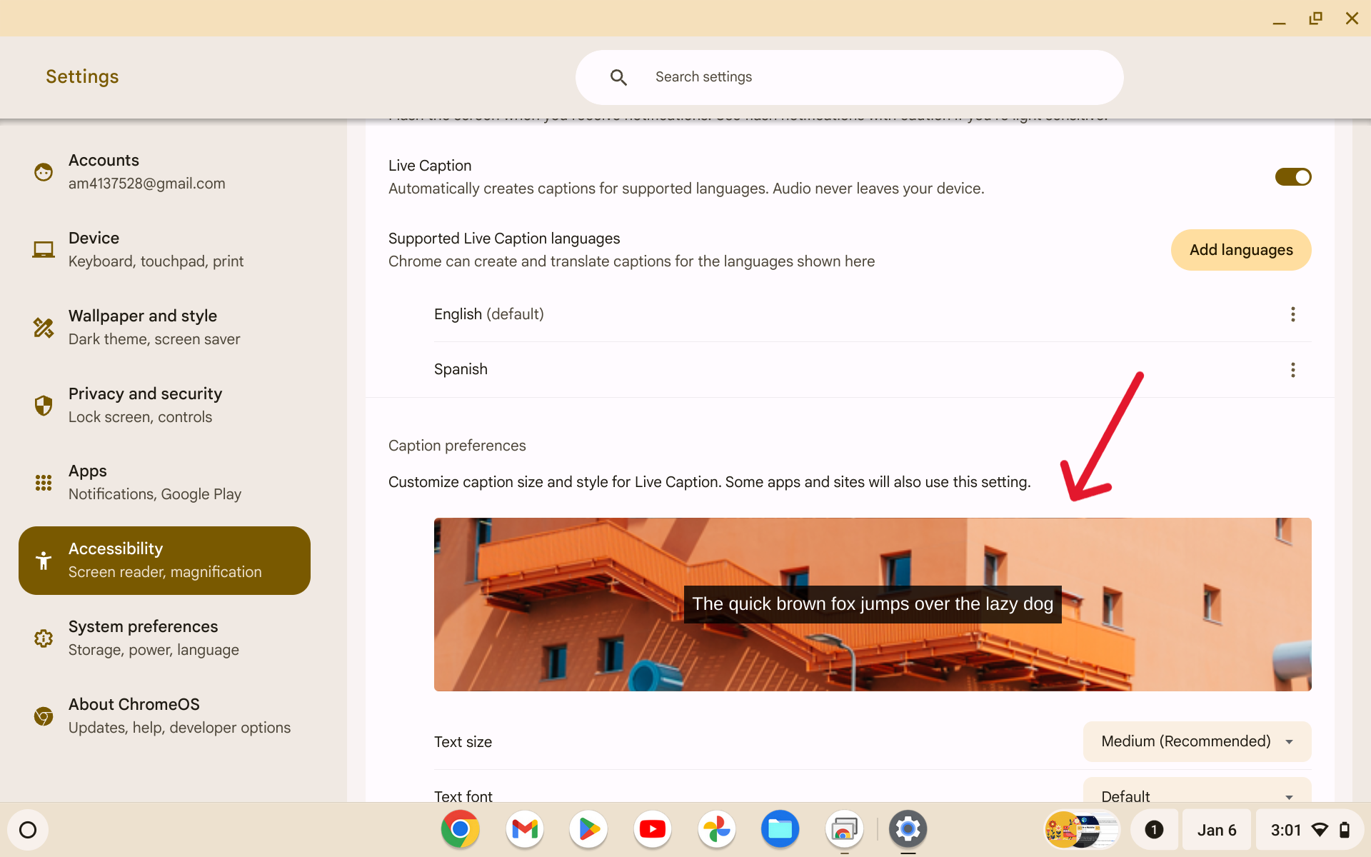 Screenshot 2025 01 06 3.01.35 PM Cara Mengaktifkan Live Caption di Chromebook 5 Screenshot 2025 01 06 3.01.35 PM